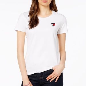 Tommy Hilfiger - Heart Logo White T-shirt